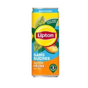 Lipton Pêche Zéro 33 cl - 24 canettes