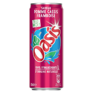 Oasis Pomme-Cassis-Framboise 33 cl - 24 canettes
